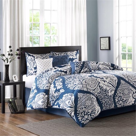 Madison Park 100 Percent Cotton Printed 7 Piece Comforter Set